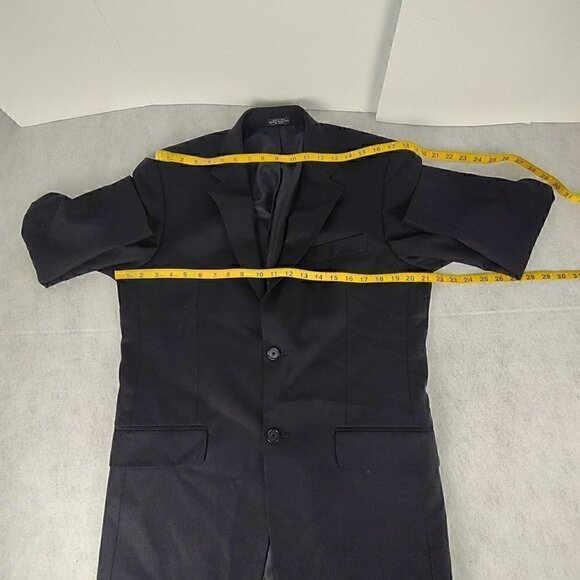 Jones New York Dark Blue Men's 2 Button Wool Blend Suit Jacket Size 38L - Picture 9 of 13